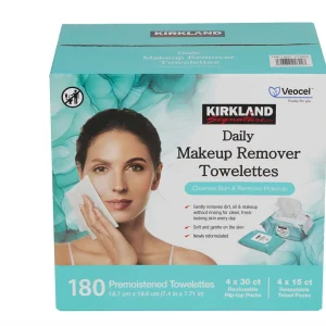 Kirkland Signature Daily Makeup Remover Towelettes, 180 -count New