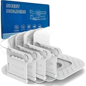 Bed Sheet Holders for Corners – Heavy Duty Lock Sheet Holders